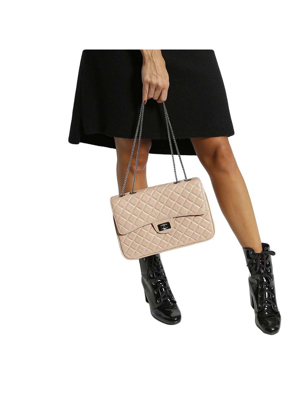Bolsa de Couro Griffazzi Nude