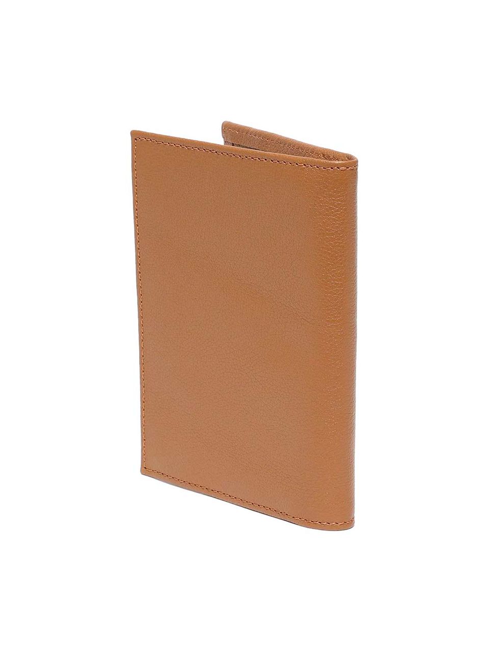 Porta passaporte de Couro Griffazzi Caramelo