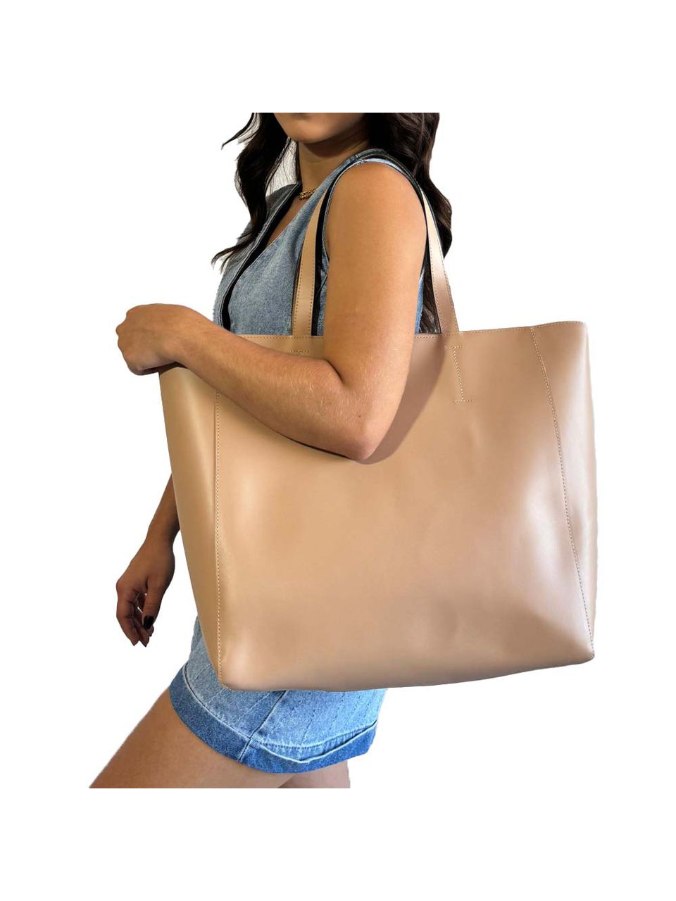 Bolsa de Couro Griffazzi Nude