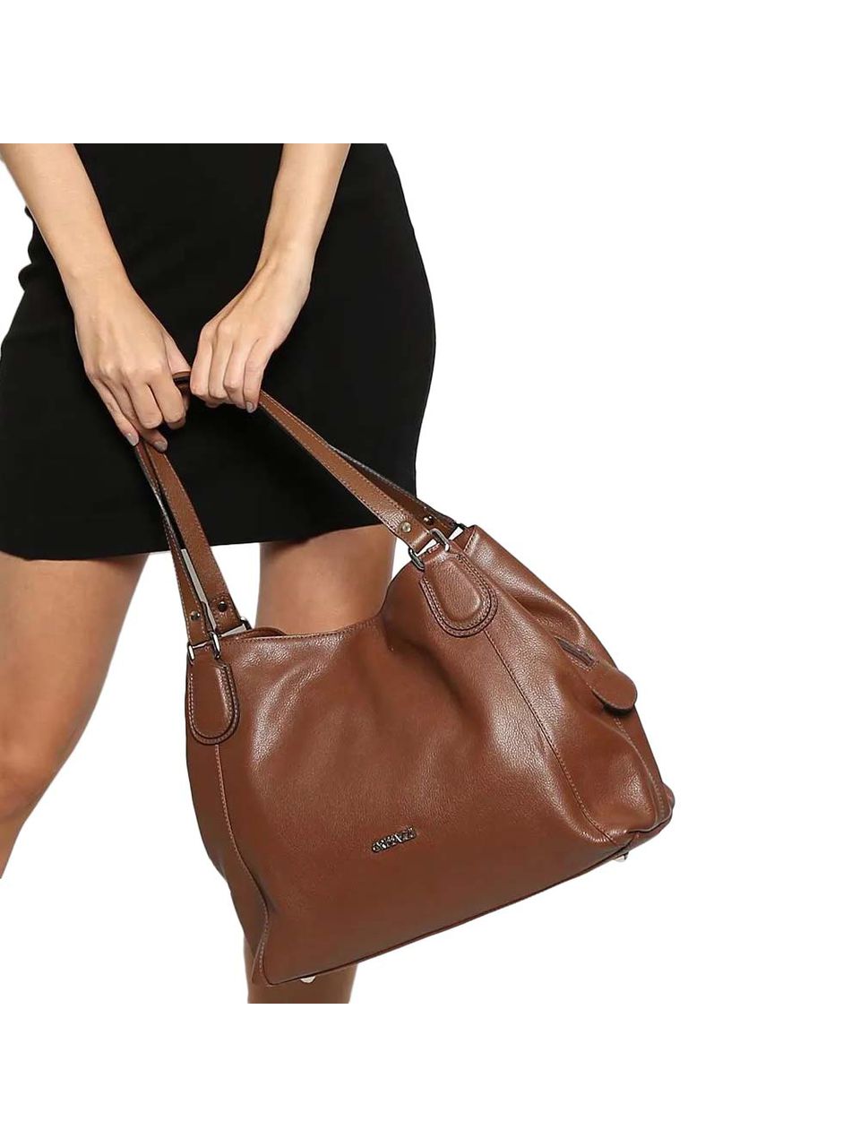 Bolsa de Couro Griffazzi Marrom