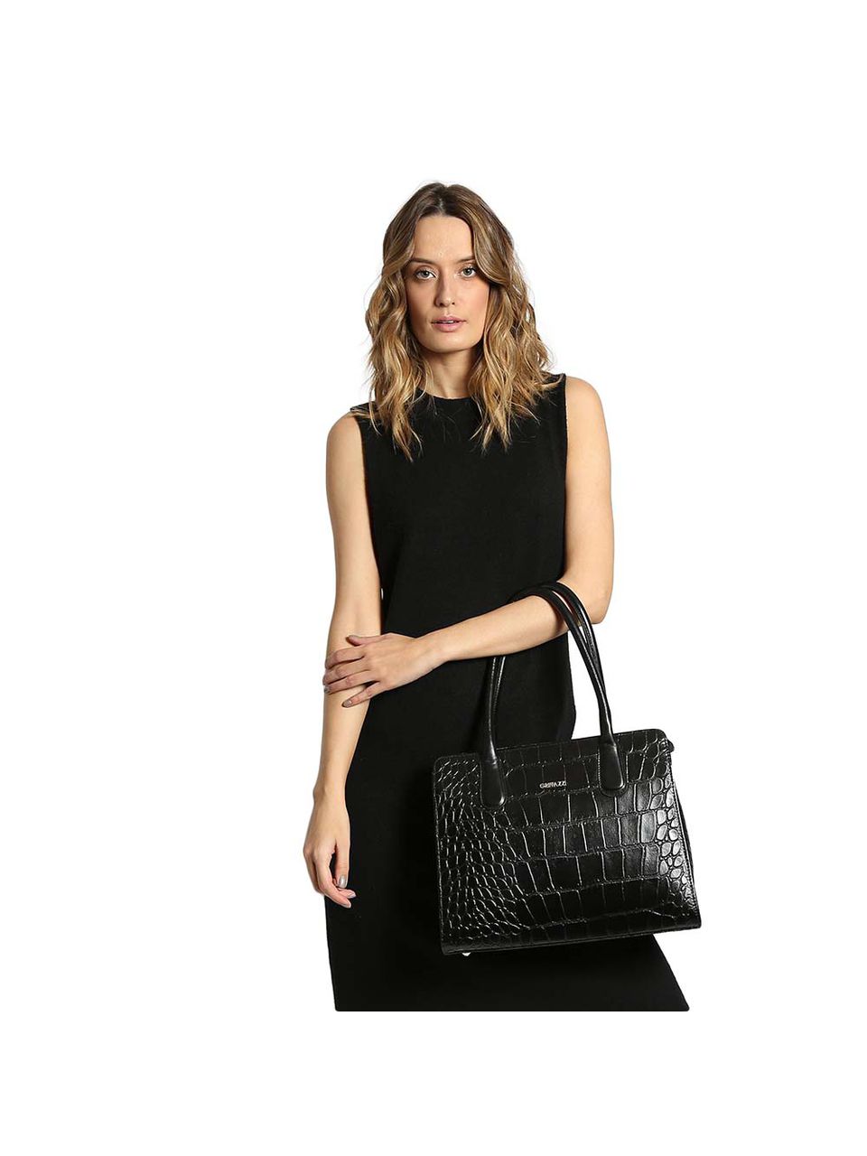 Bolsa de Couro Griffazzi Preta