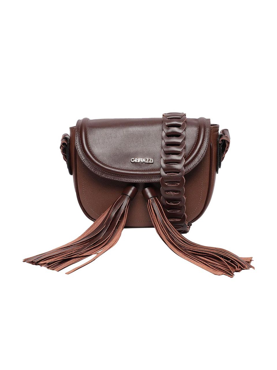 Bolsa de Couro Griffazzi Marrom