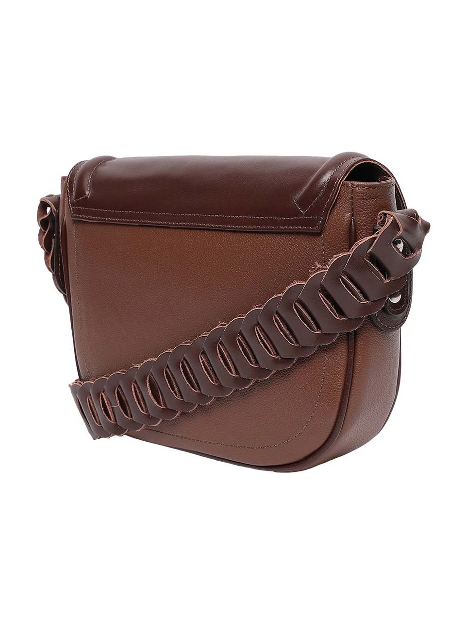 Bolsa de Couro Griffazzi Marrom