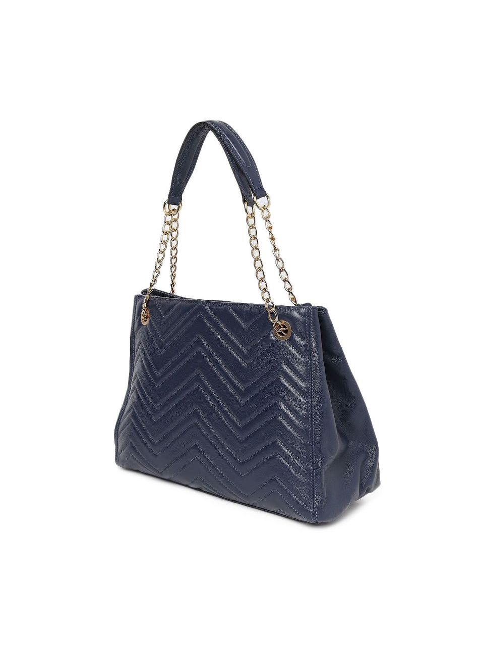 Bolsa Couro Griffazzi Azul Marinho