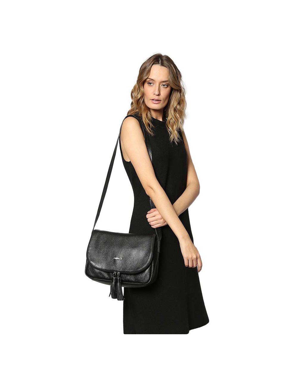 Bolsa de Couro Griffazzi Preta