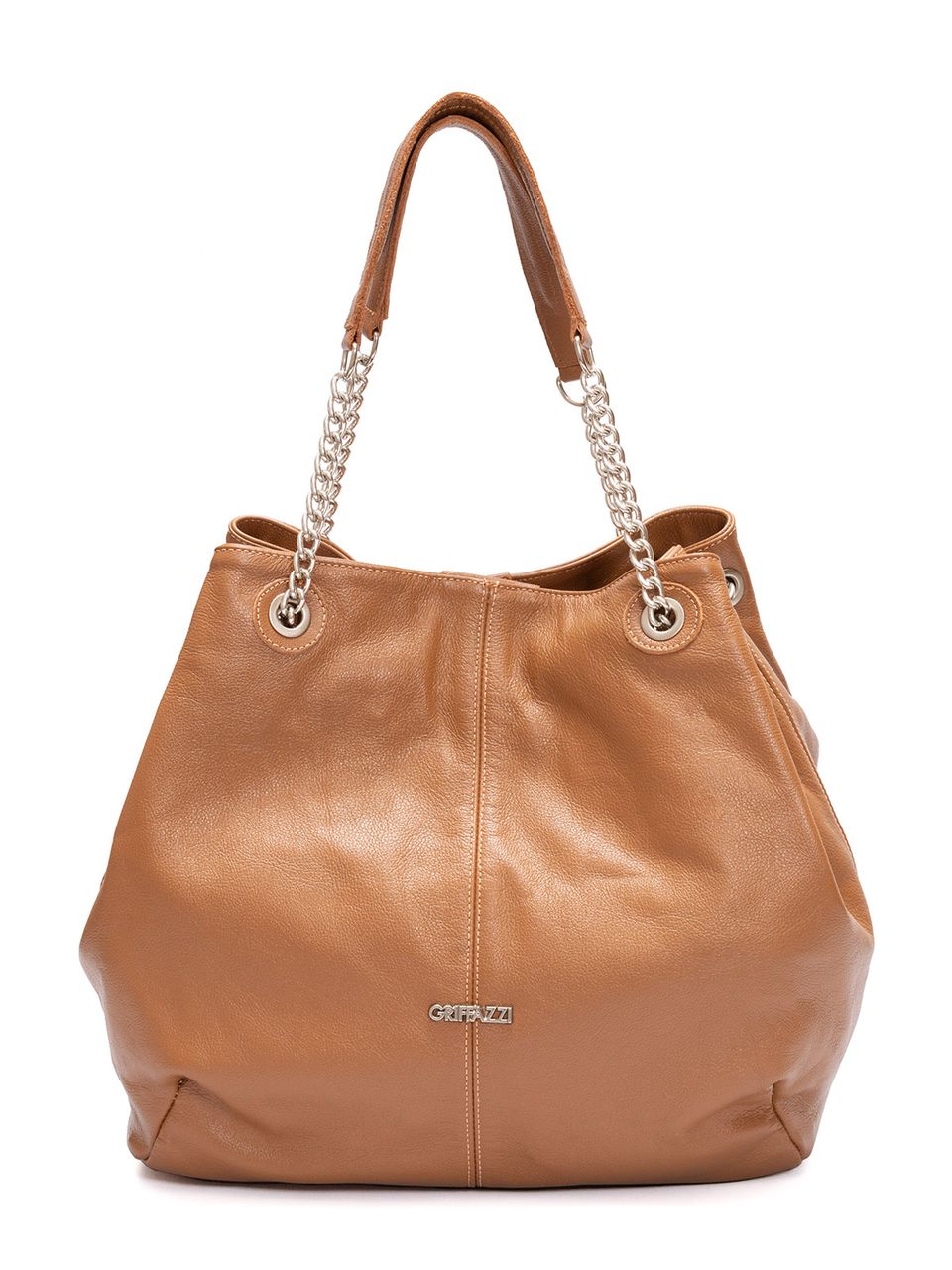 Bolsa de Couro Griffazzi Caramelo
