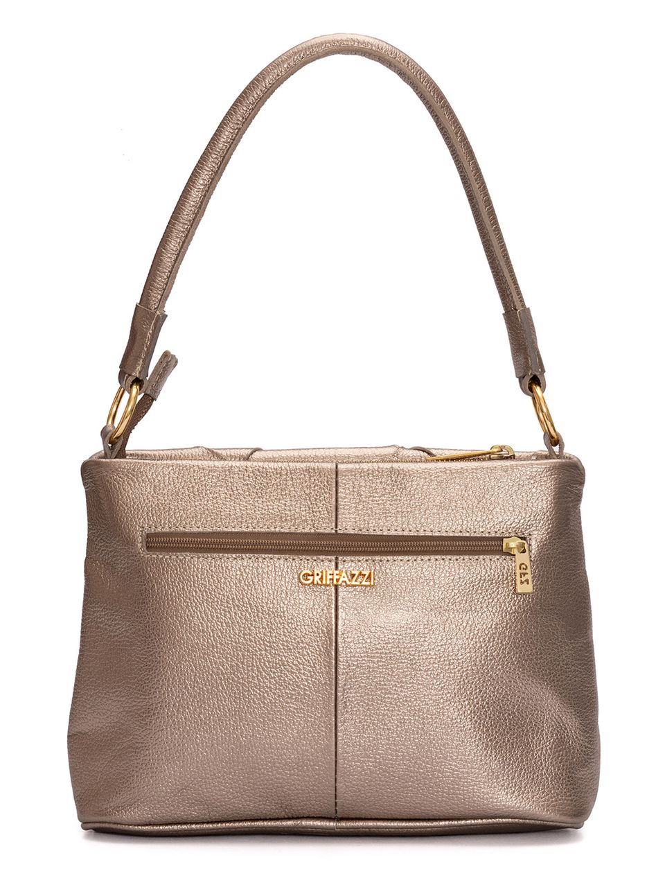 Bolsa de Couro Griffazzi Prata