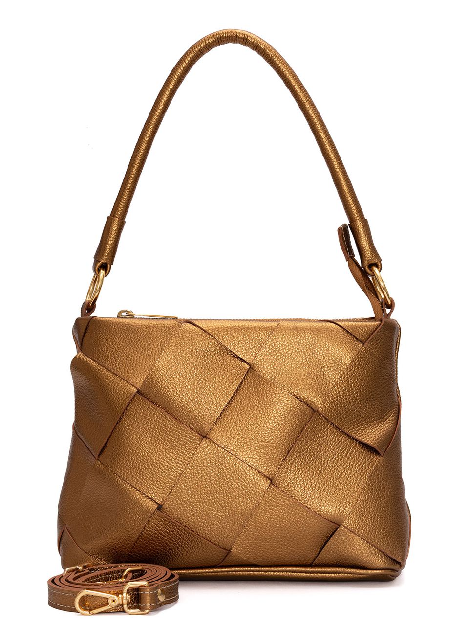 Bolsa de Couro Griffazzi Bronze