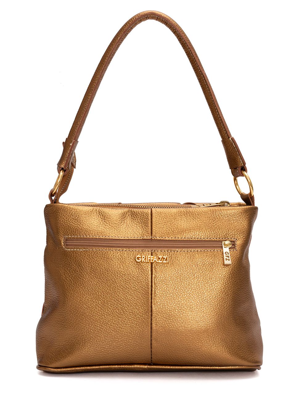 Bolsa de Couro Griffazzi Bronze
