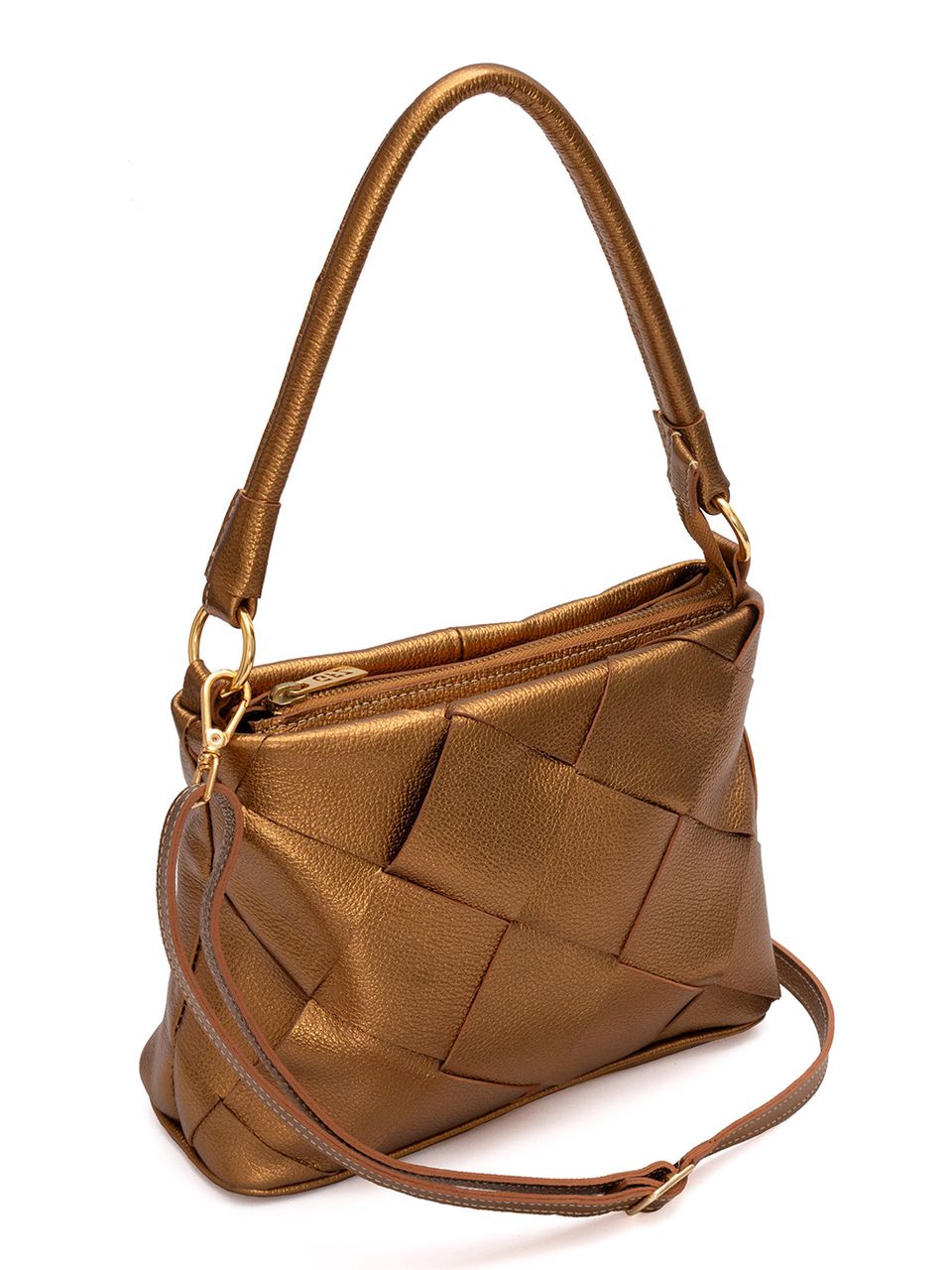 Bolsa de Couro Griffazzi Bronze