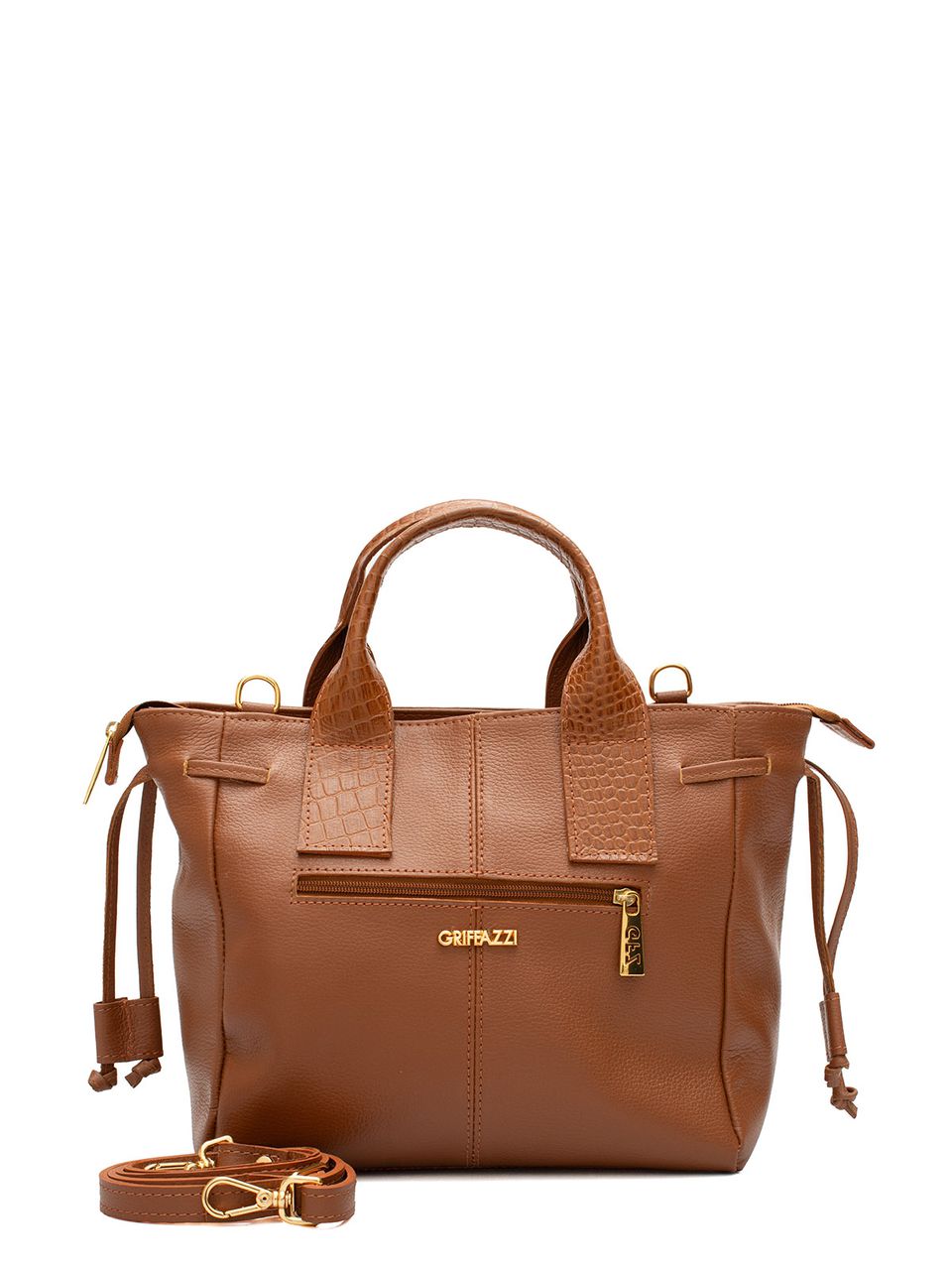 Bolsa de Couro Griffazzi Marrom