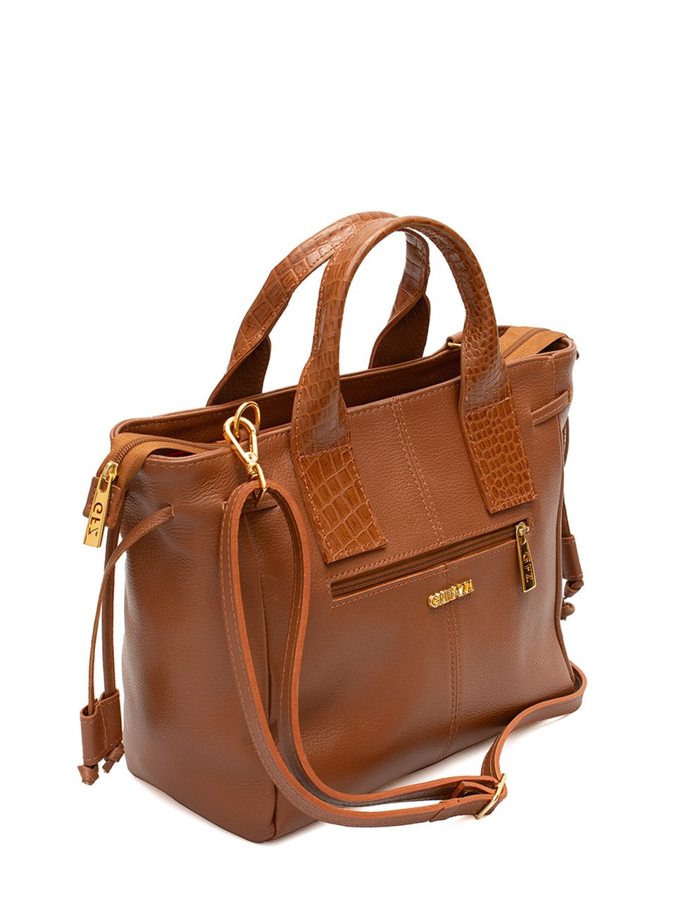 Bolsa de Couro Griffazzi Marrom