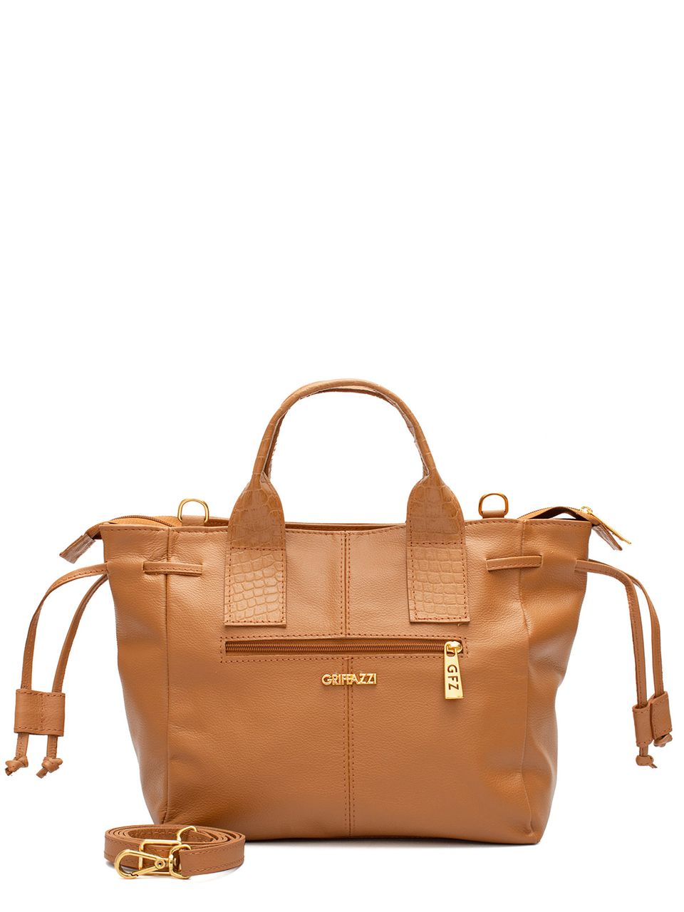 Bolsa de Couro Griffazzi Caramelo