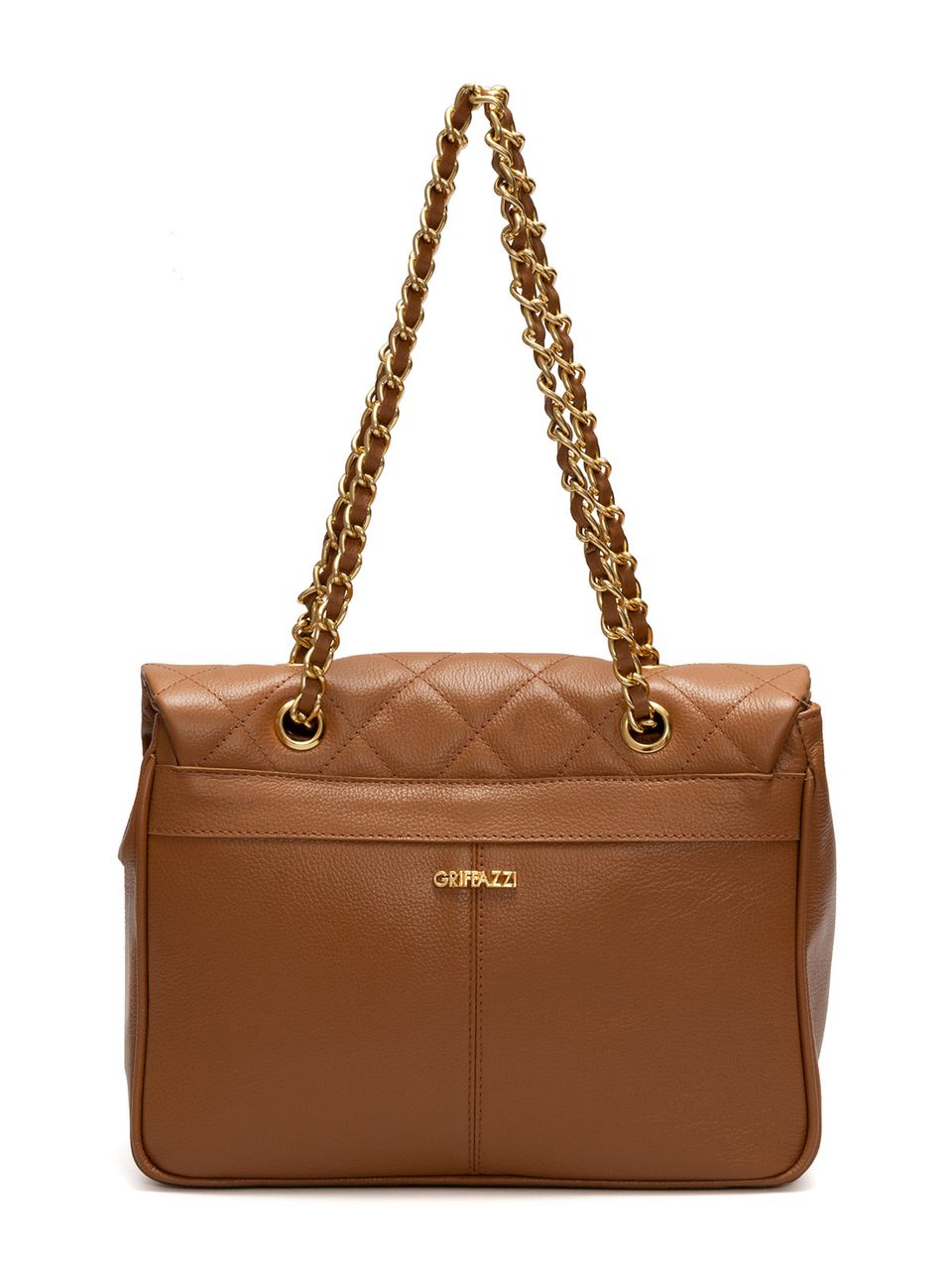 Bolsa de Couro Griffazzi Caramelo
