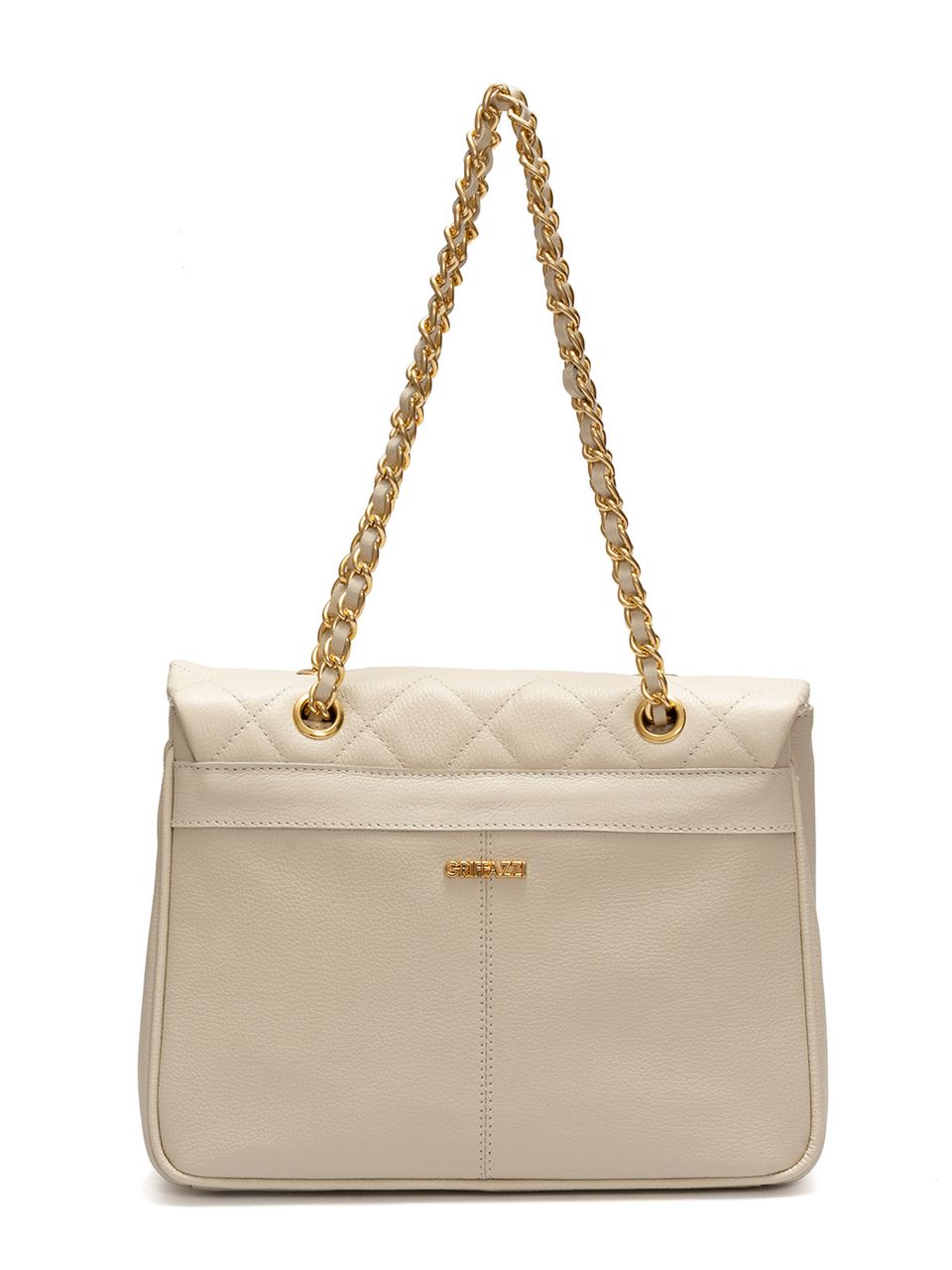 Bolsa de Couro Griffazzi Off White