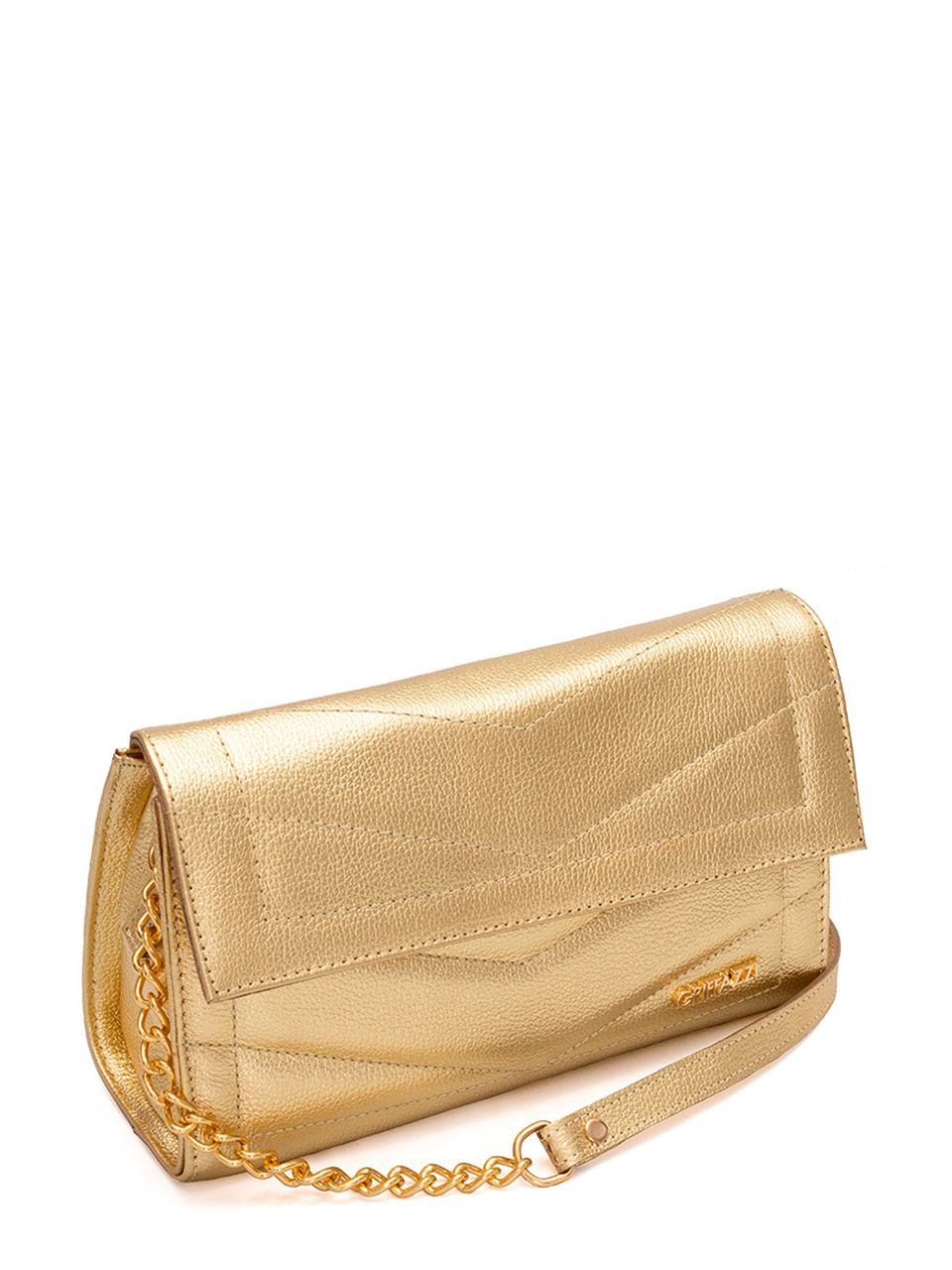 Bolsa de Couro Griffazzi Ouro Light