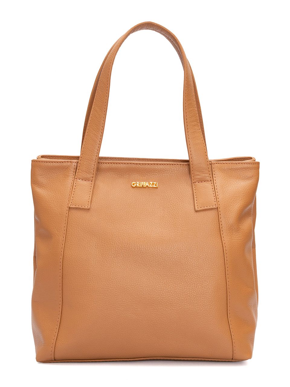 Bolsa de Couro Griffazzi Ombro Caramelo