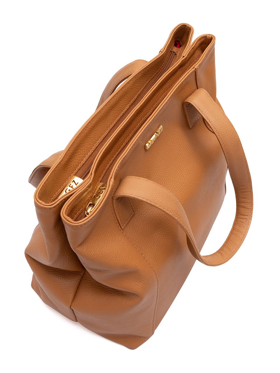 Bolsa de Couro Griffazzi Ombro Caramelo