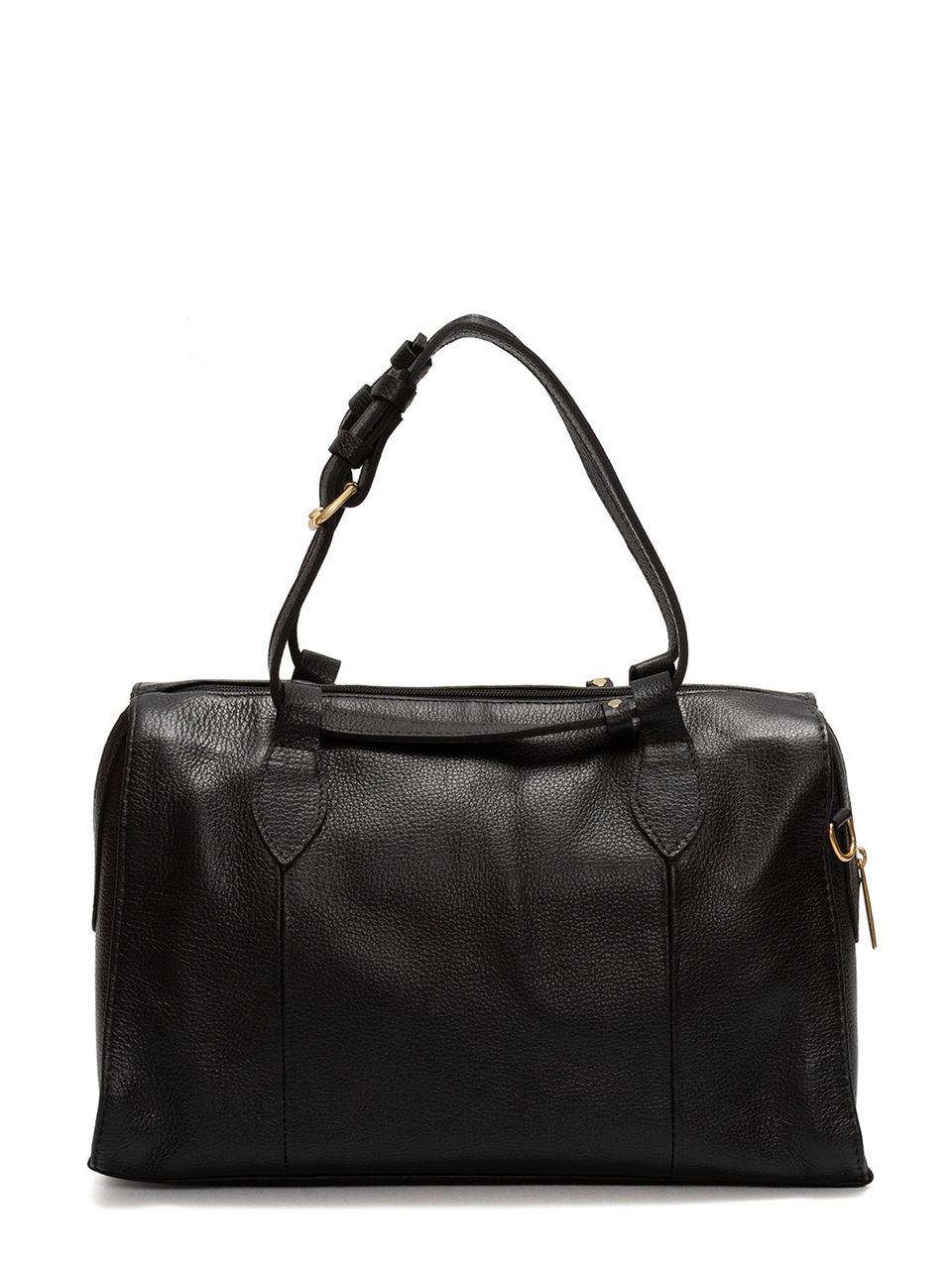 Bolsa Bau de Couro Griffazzi Preta