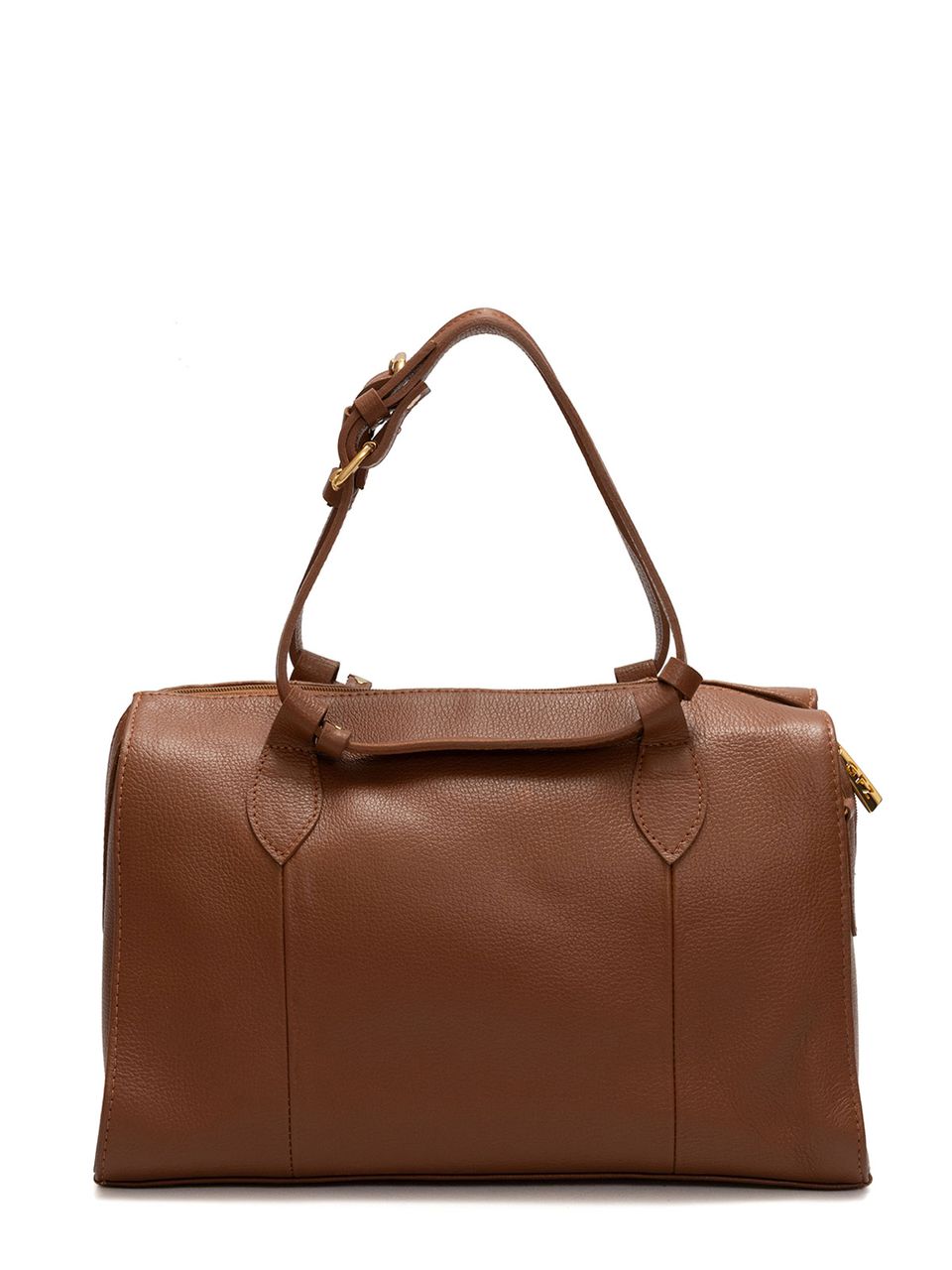 Bolsa Bau de Couro Griffazzi Marrom