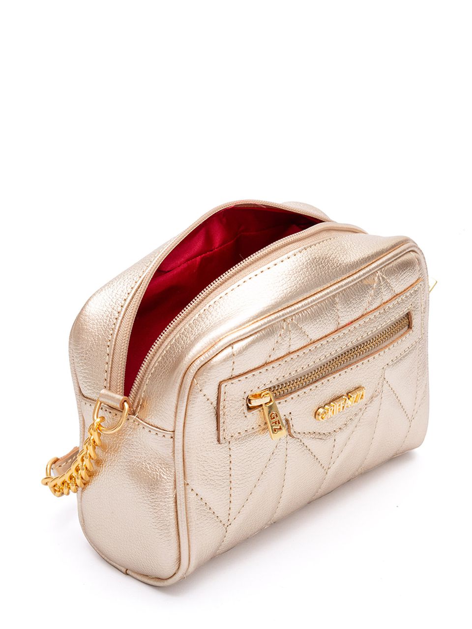 Bolsa de Couro Griffazzi Ombro Ouro