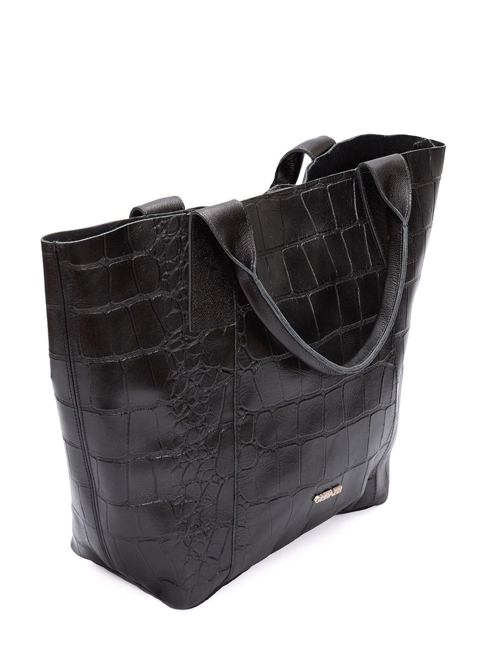 Sacola Griffazzi em Couro Preto