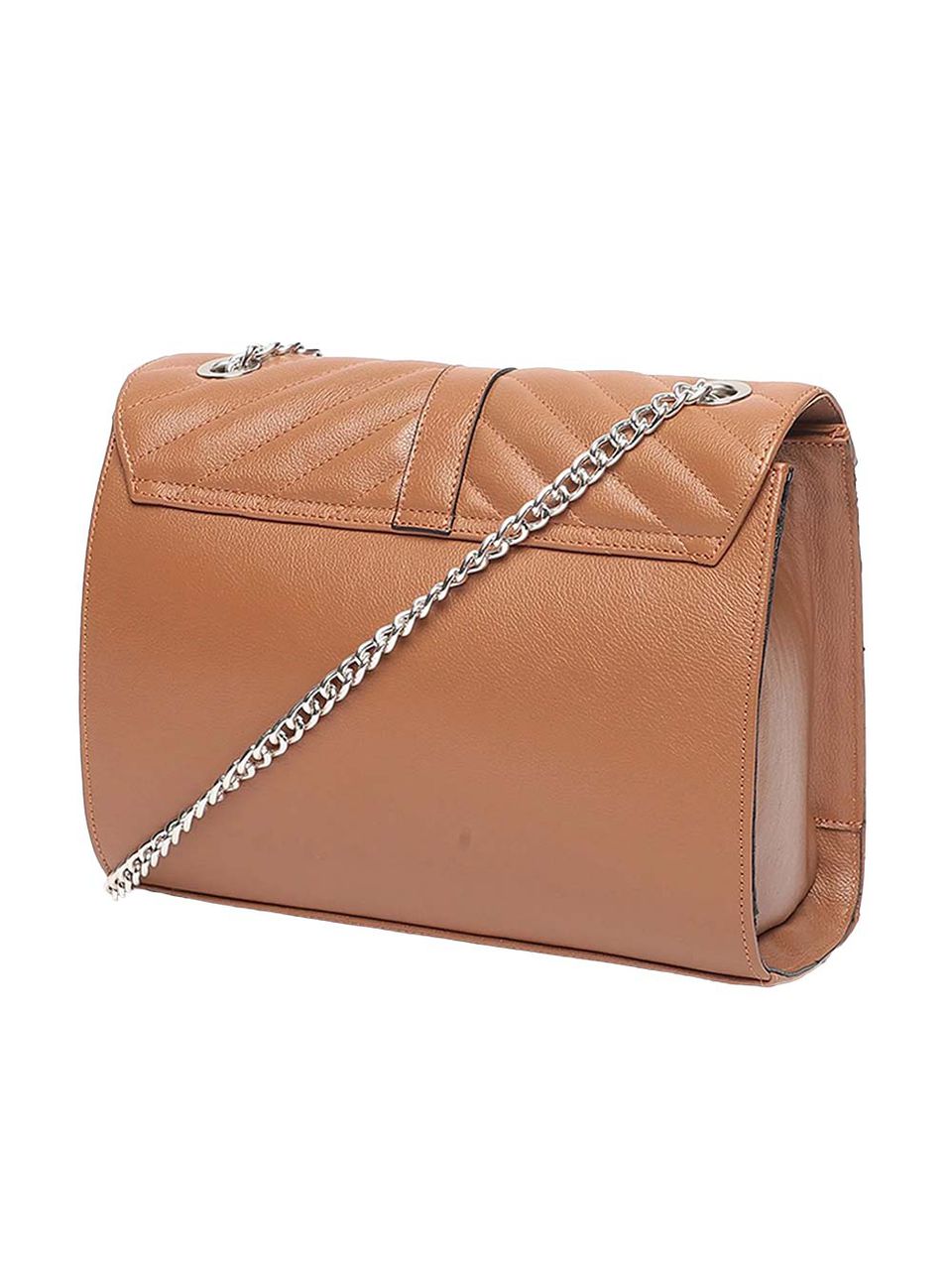 Bolsa de Couro Griffazzi Estruturada Caramelo