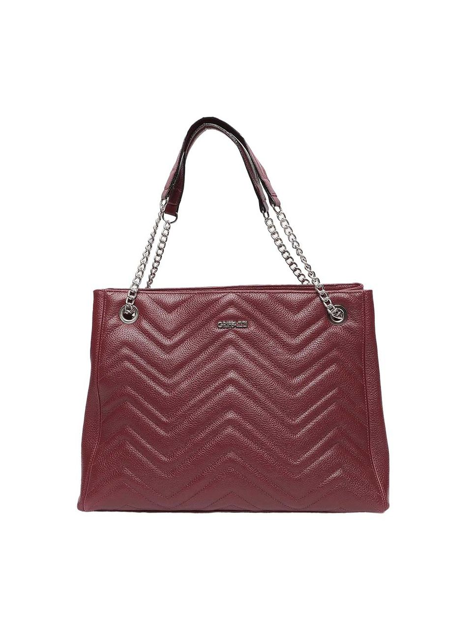 Bolsa Couro Griffazzi Bordô