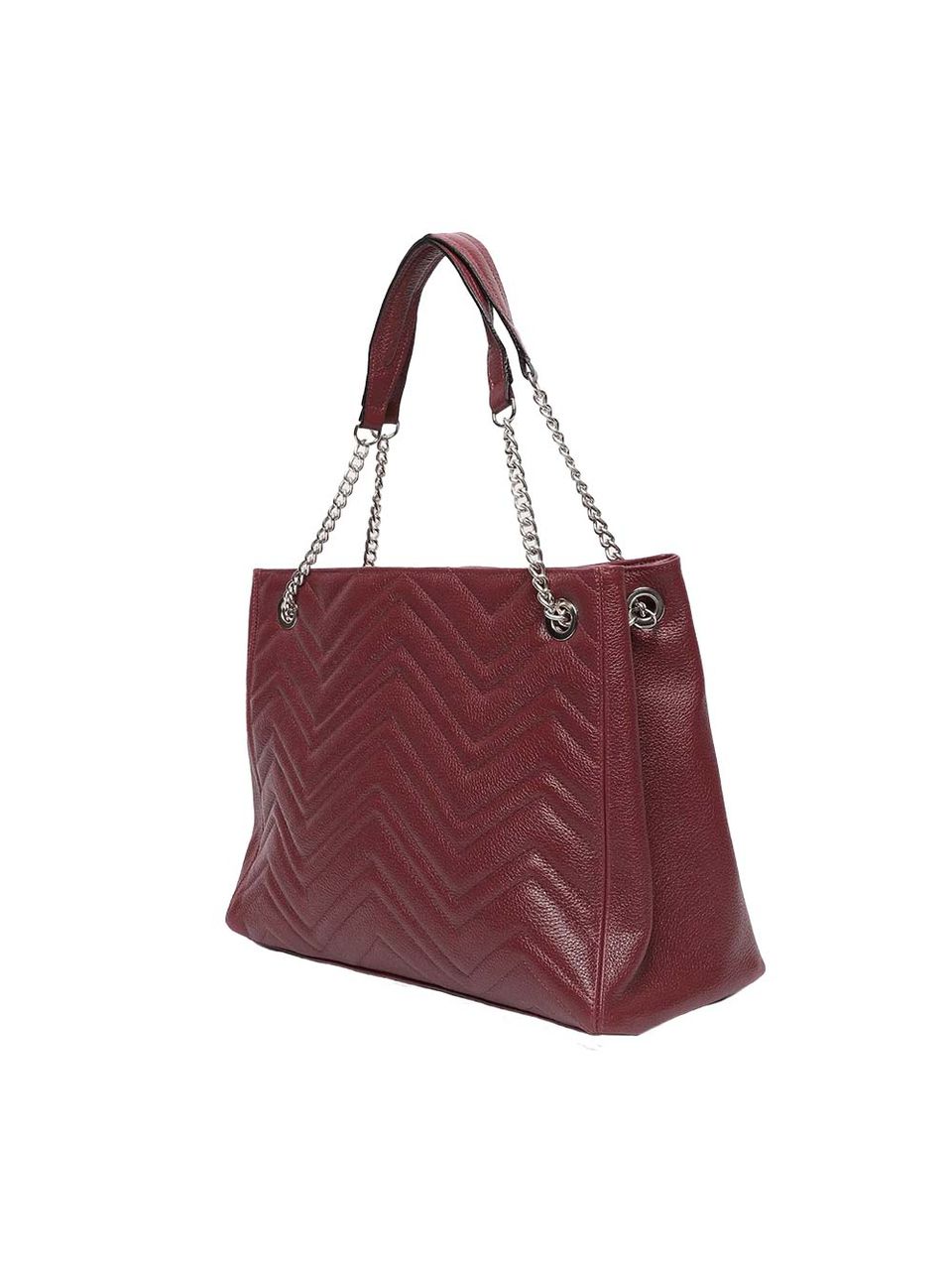 Bolsa Couro Griffazzi Bordô