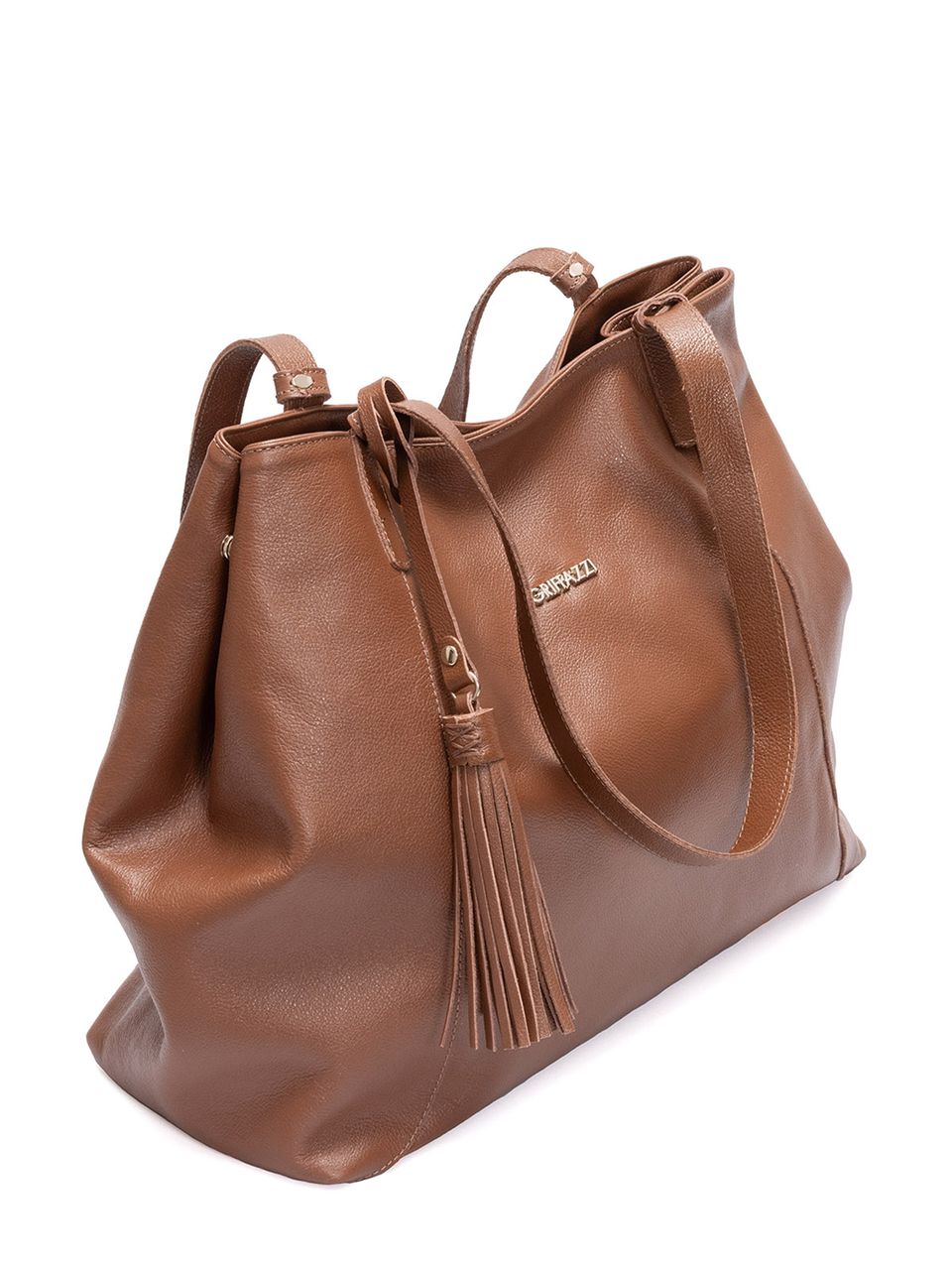 Bolsa de Couro Griffazzi Marrom