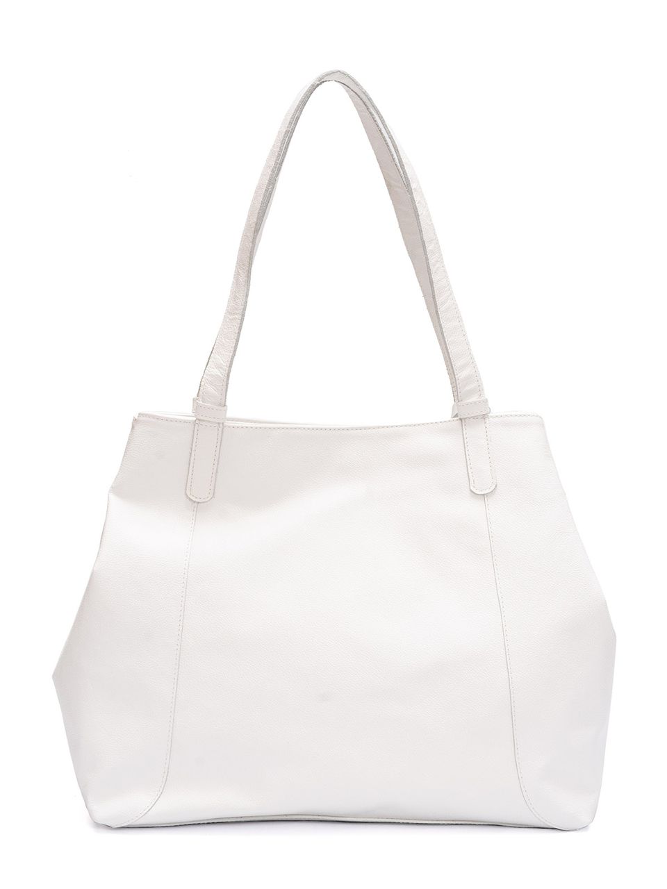 Bolsa de Couro Griffazzi Branca
