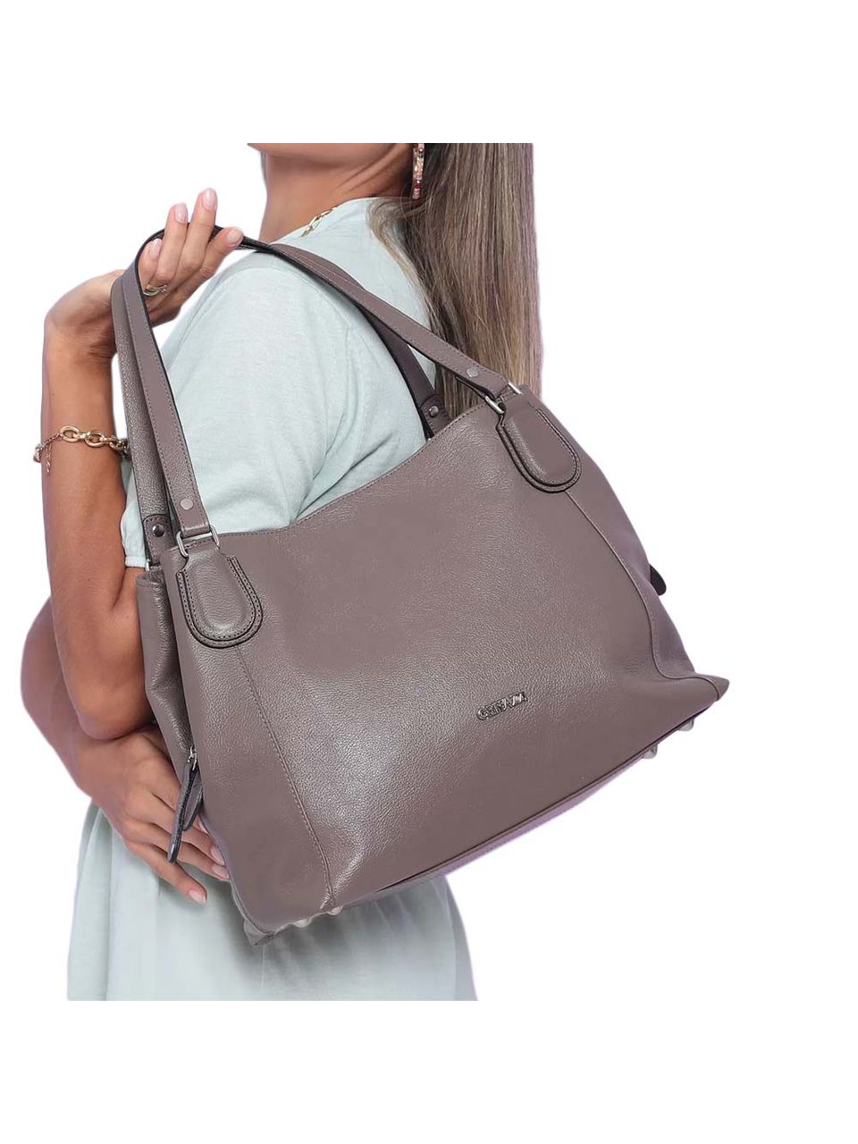 Bolsa de Couro Griffazzi Toddy