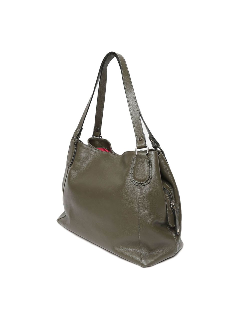 Bolsa de Couro Griffazzi Verde Oliva