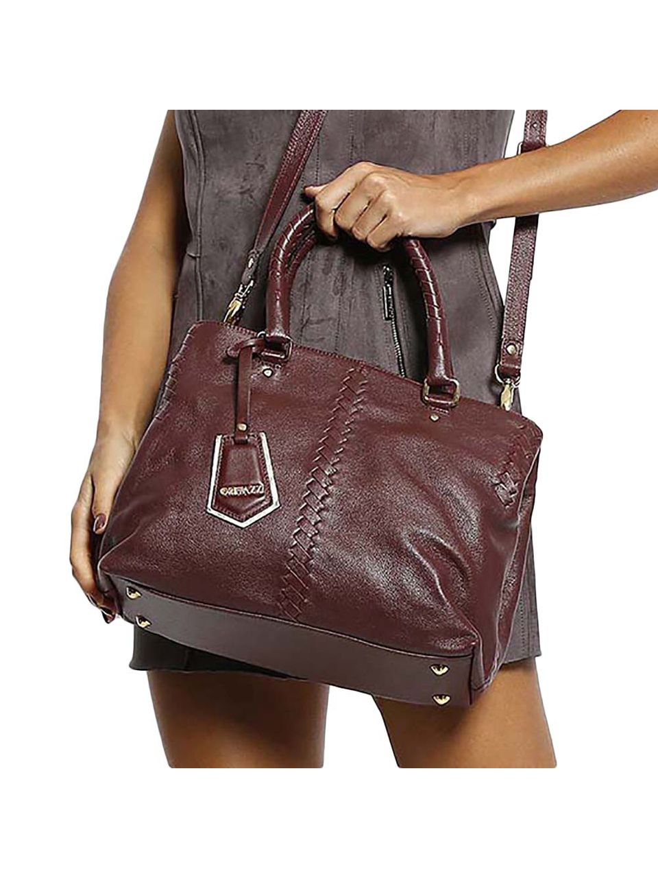 Bolsa de Couro Griffazzi Bordo