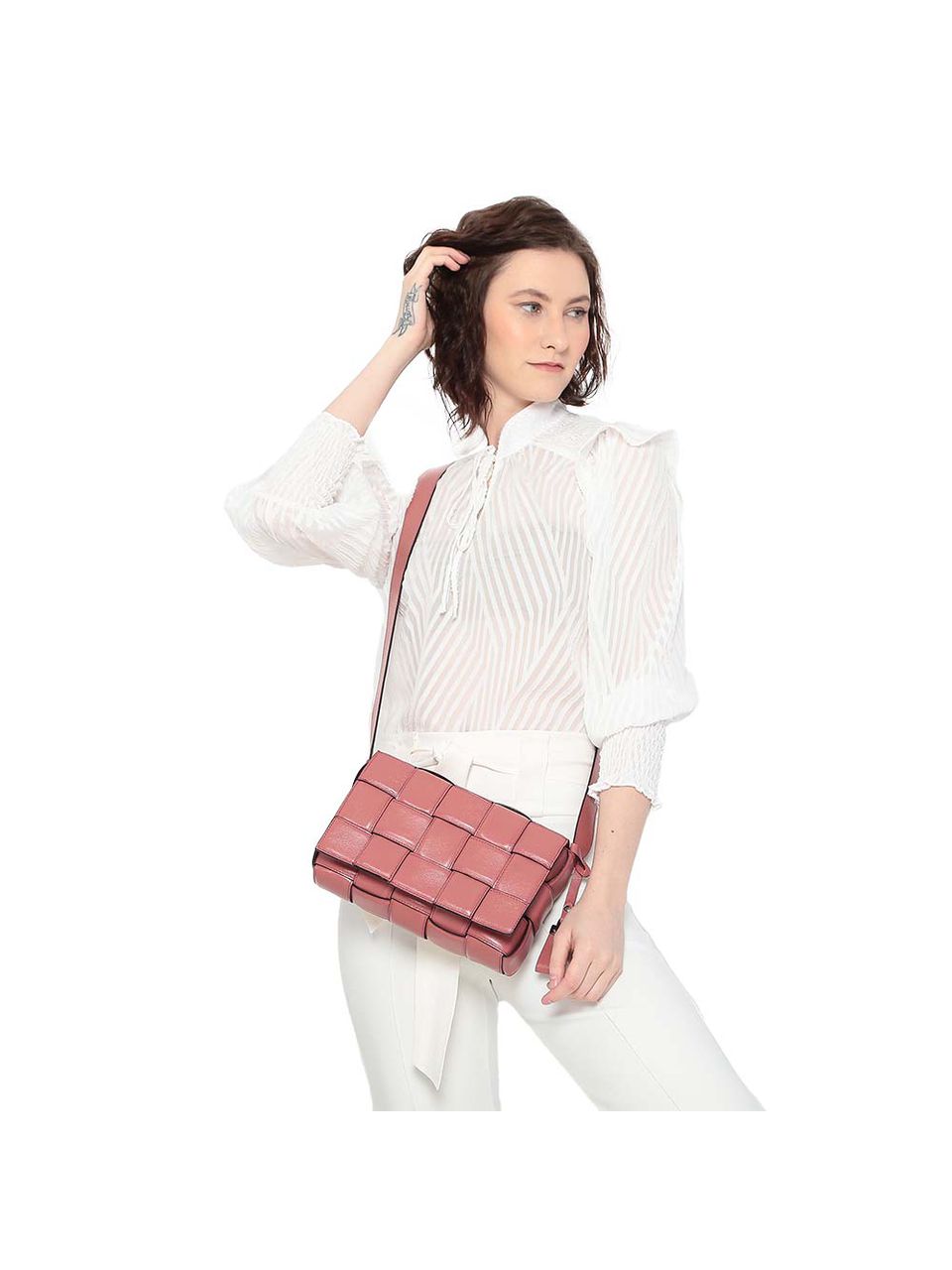 Bolsa de Couro Griffazzi Rose