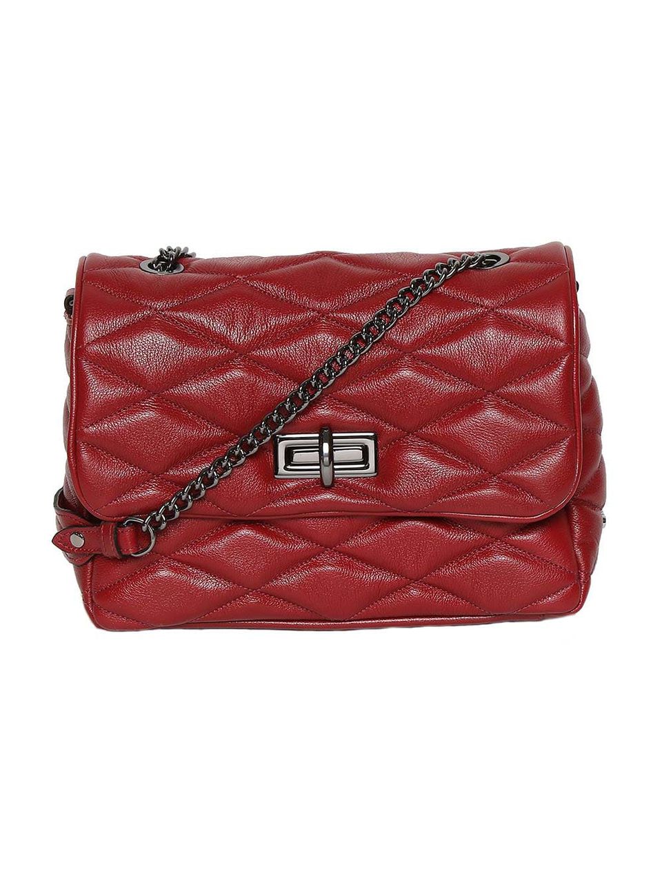 Bolsa de Couro Griffazzi Bordô