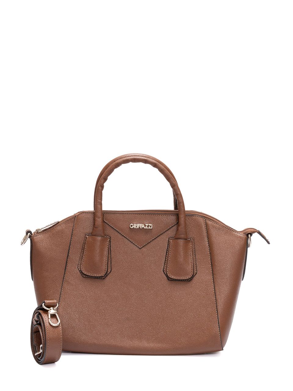 Bolsa de Couro Griffazzi Marrom