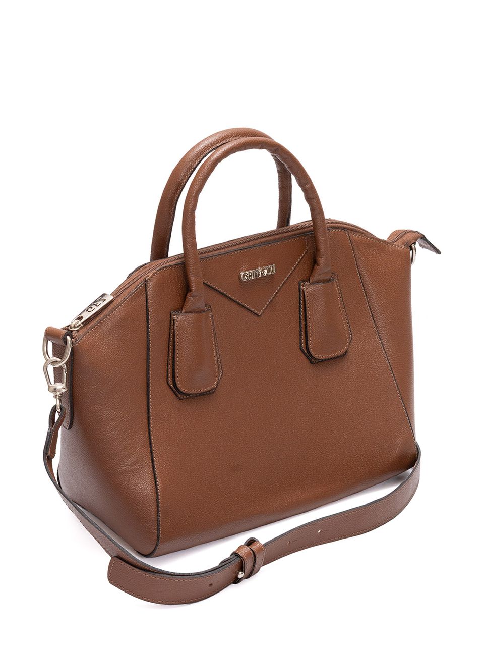 Bolsa de Couro Griffazzi Marrom
