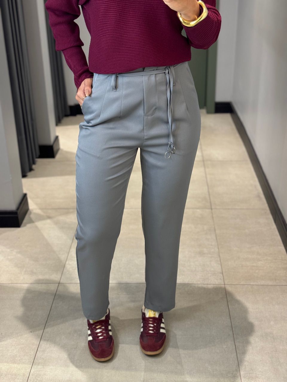 CALÇA JOGGER MARI CINZA - 0012620121 - ISABELA MENEZES