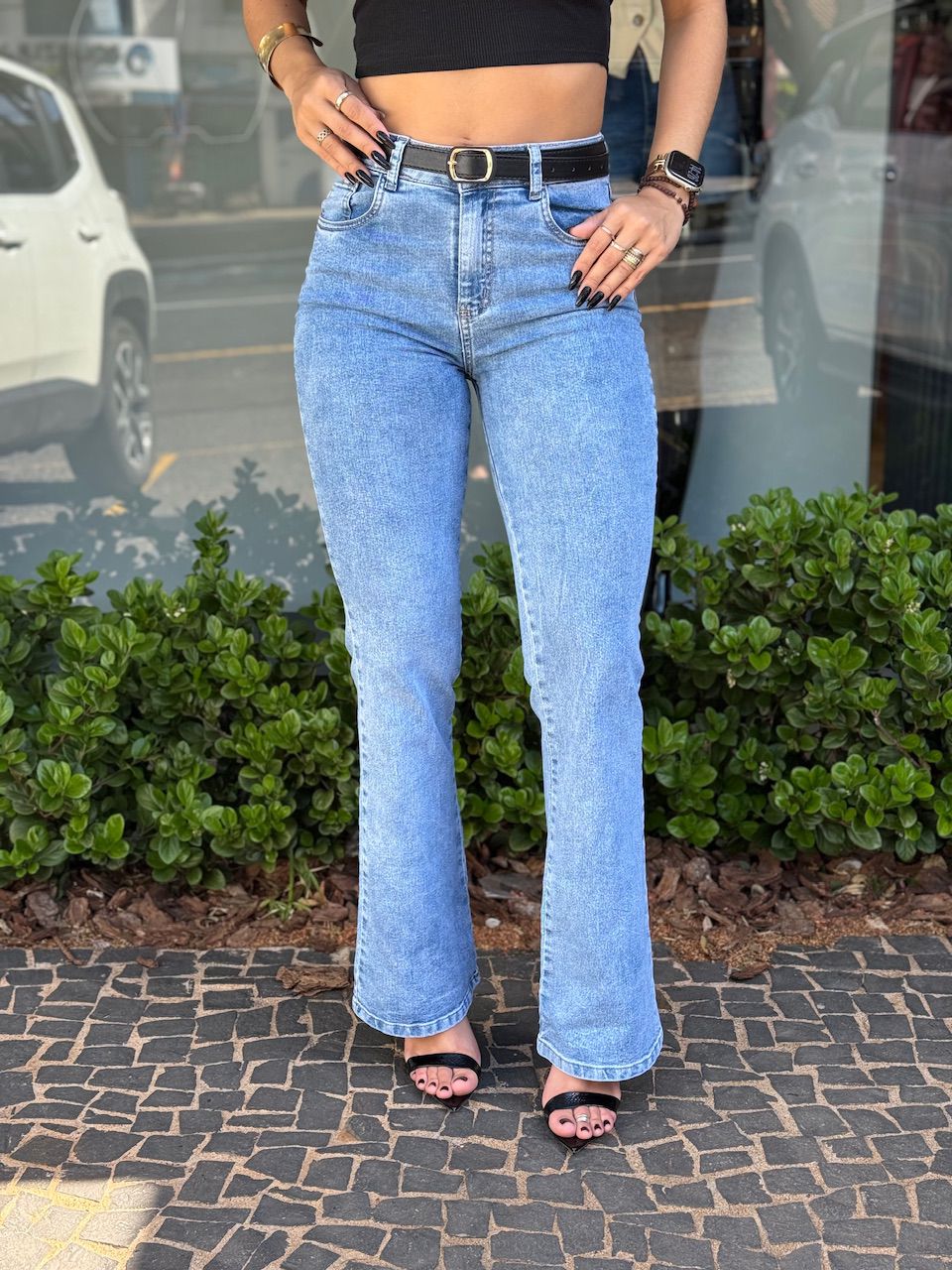 CALÇA LUNA BOOT CUT JEANS - 0014360001 - ISABELA MENEZES
