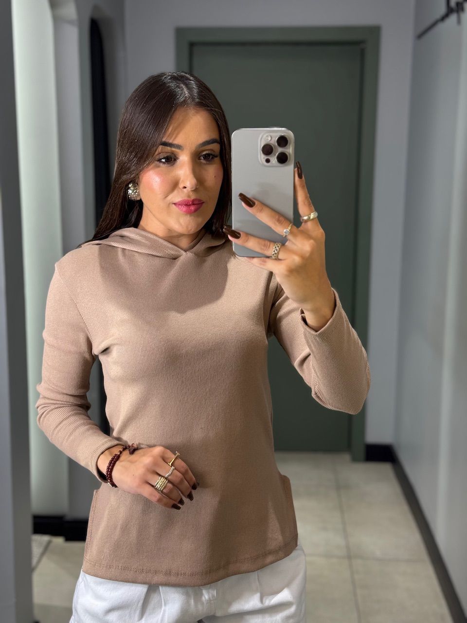 BLUSA MARIANE CAPUS CAPUCCINO - 0013240090 - ISABELA MENEZES