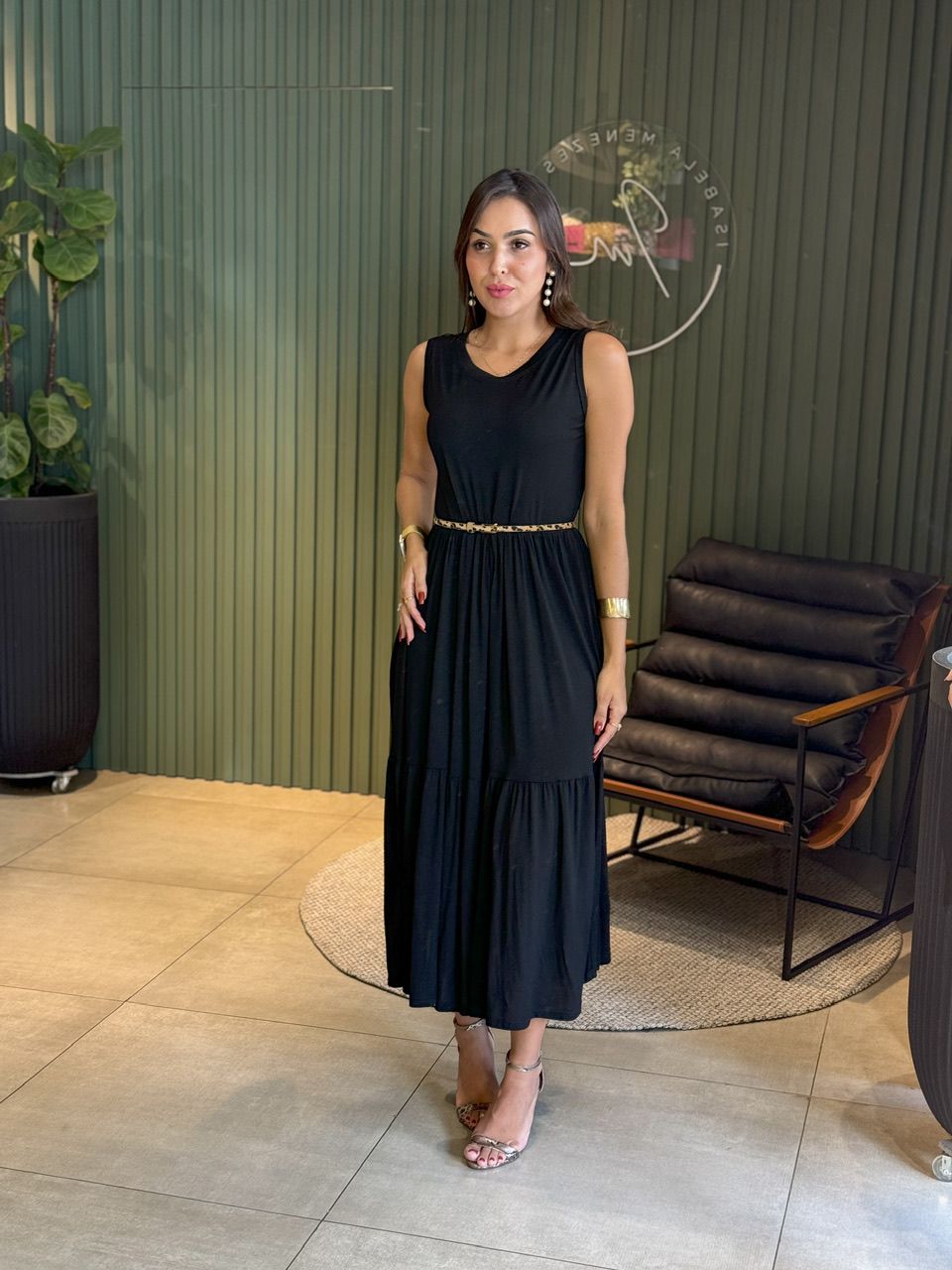 VESTIDO GABRIELA PRETO - 0012420004 - ISABELA MENEZES
