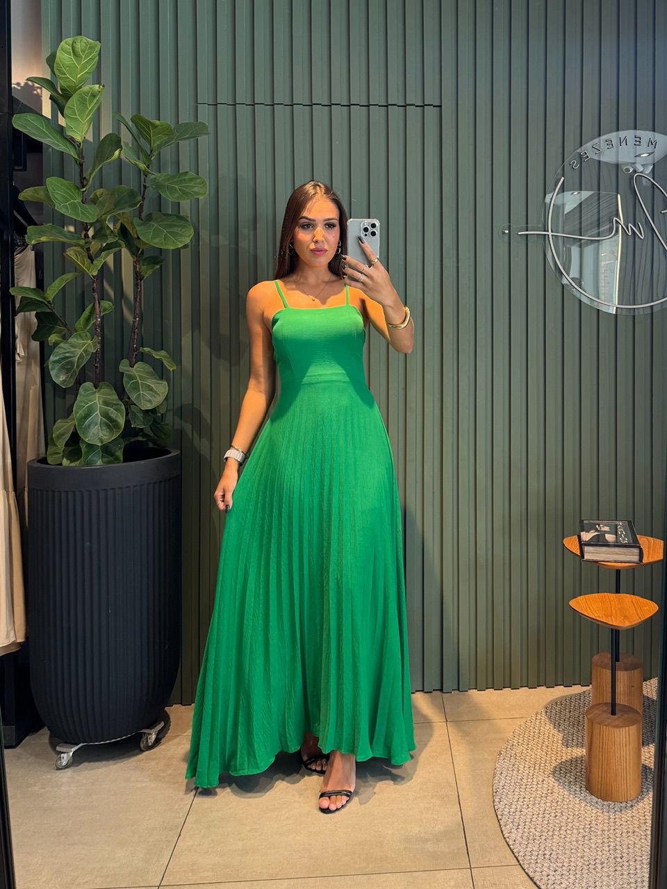 VESTIDO CRISTIANE VERDE - 0012460005 - ISABELA MENEZES