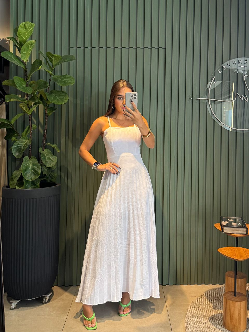 VESTIDO CRISTIANE OFF WHITE - 0012460003 - ISABELA MENEZES