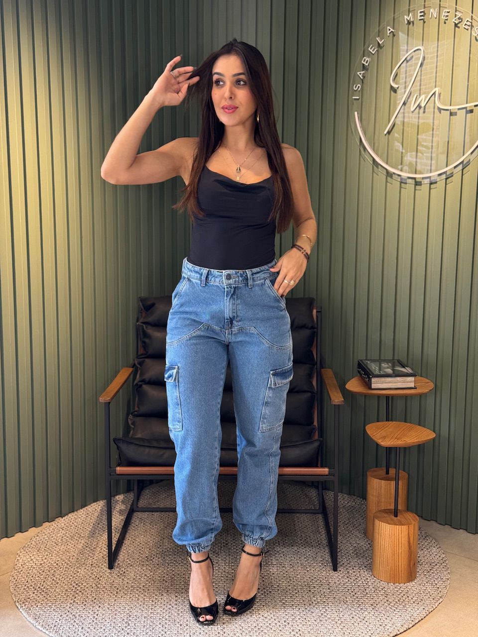 CALÇA JOGGER MARIANA JEANS - 0014240001 - ISABELA MENEZES
