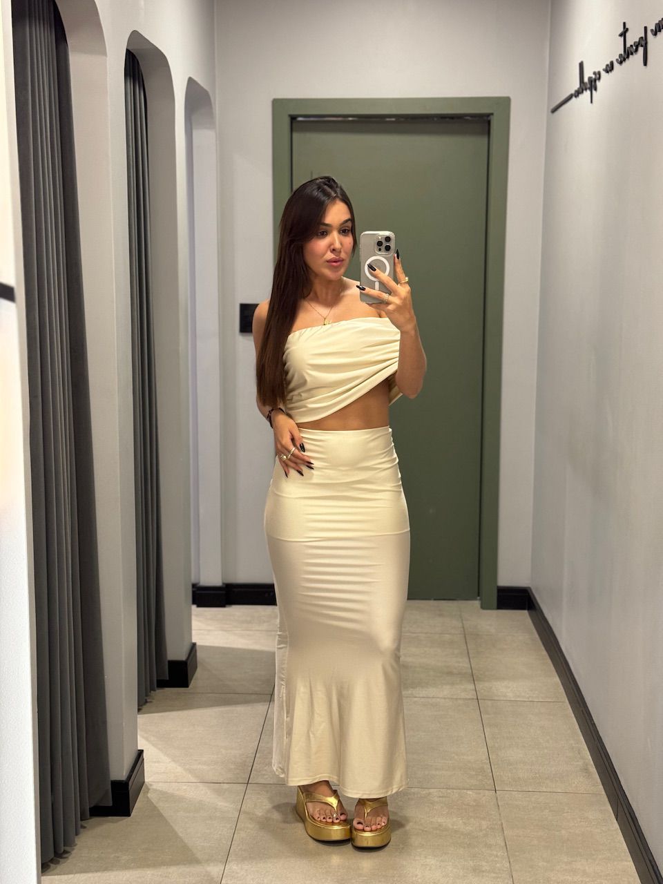 CONJUNTO KIANE CREME - 0014330054 - ISABELA MENEZES