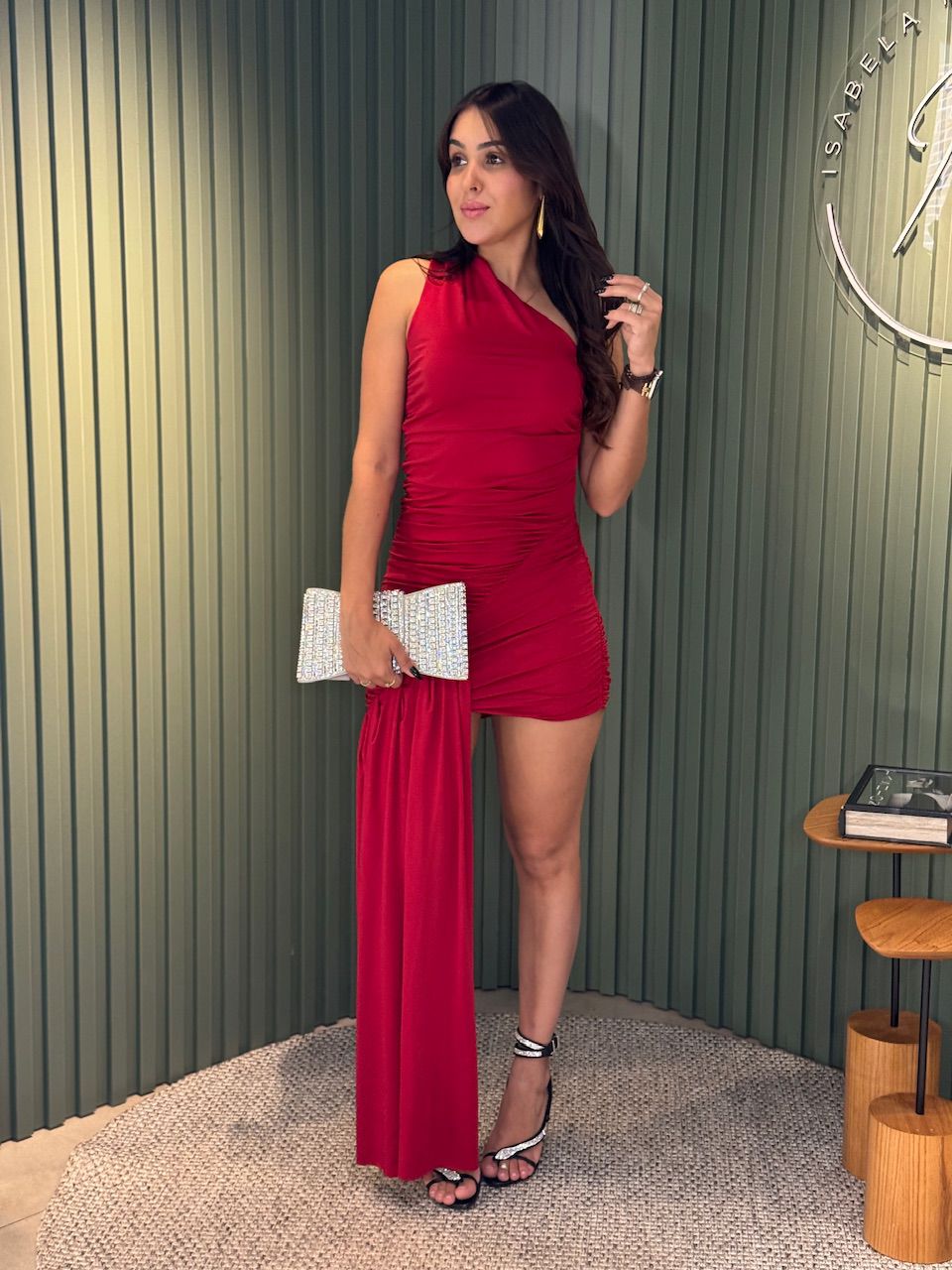 VESTIDO DEBORA PALA VERMELHO - 0013180044 - ISABELA MENEZES