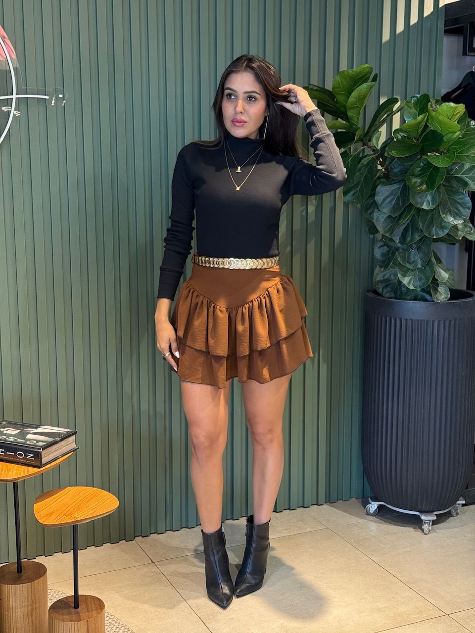 SAIA BABADO ANA MARROM - 0013470020 - ISABELA MENEZES