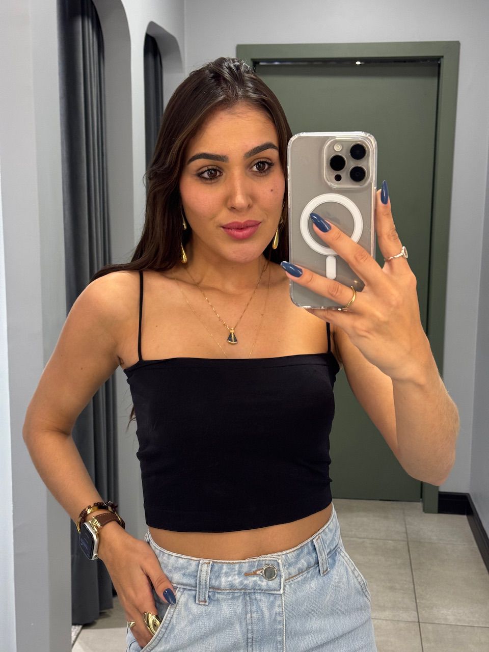 TOP FAIXA BRUNA PRETO - 0014180004 - ISABELA MENEZES