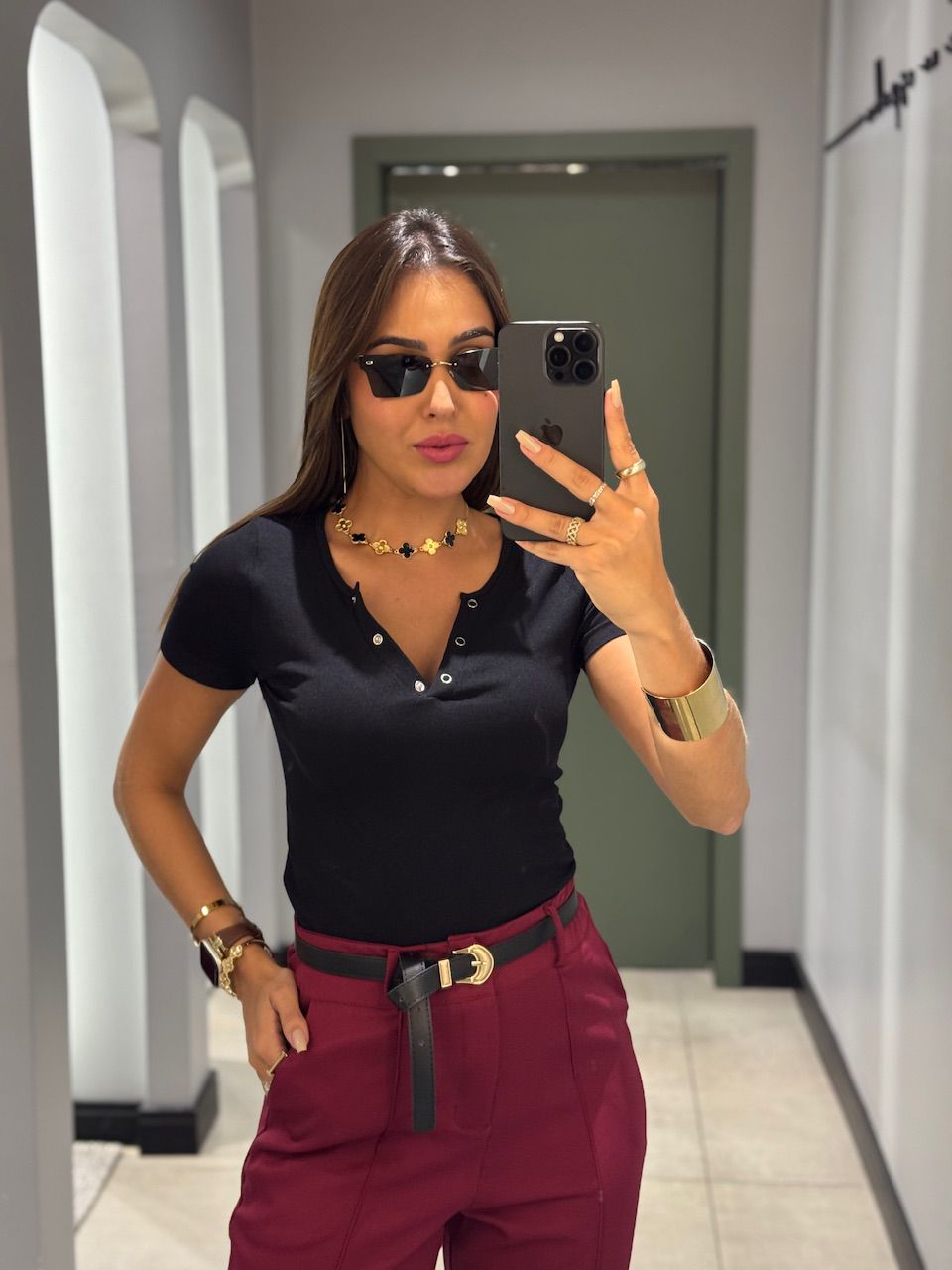BABY LOOK LIA PRETO - 0013020004 - ISABELA MENEZES